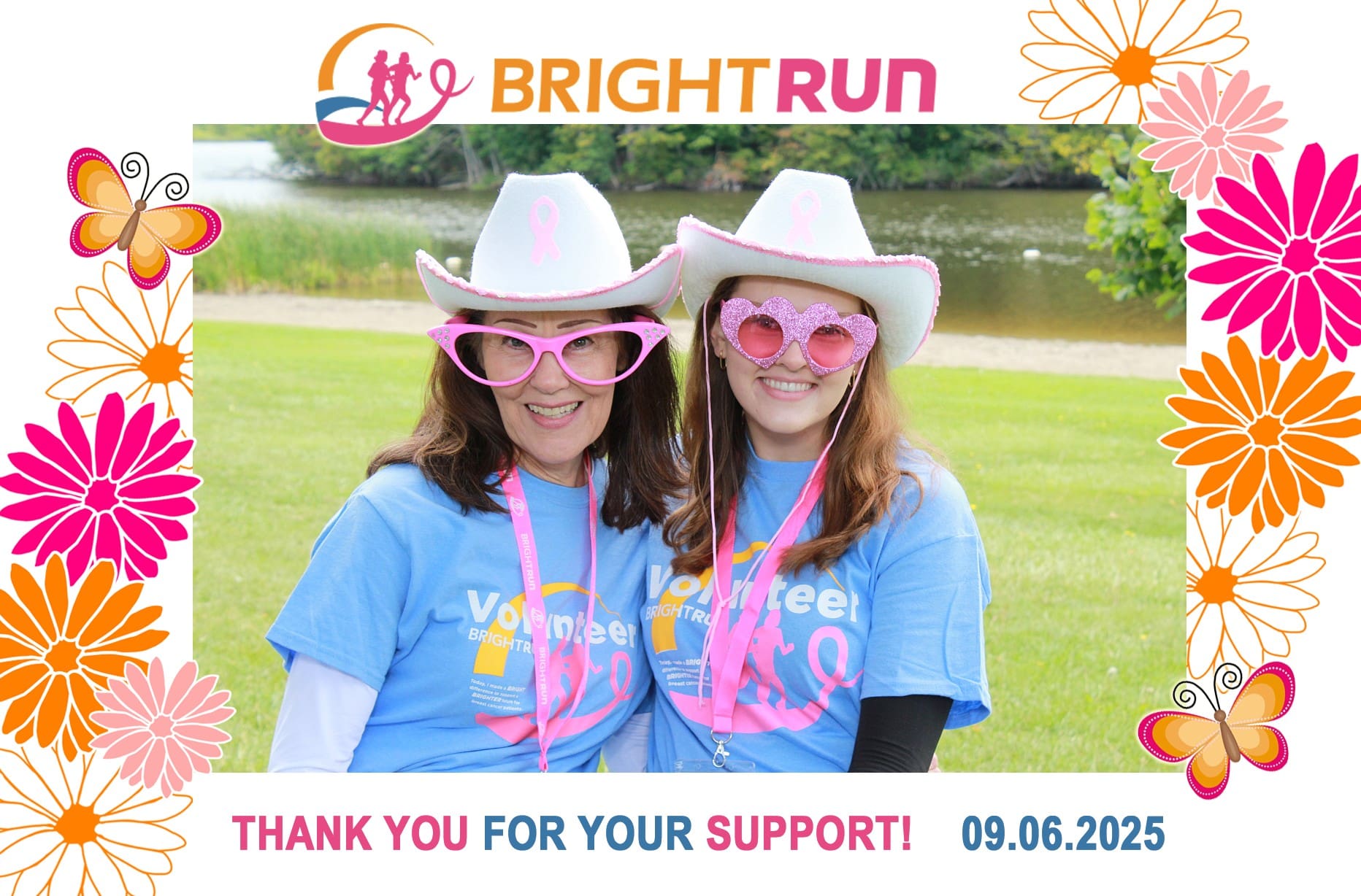 A group of BRIGHT Run Volunteers